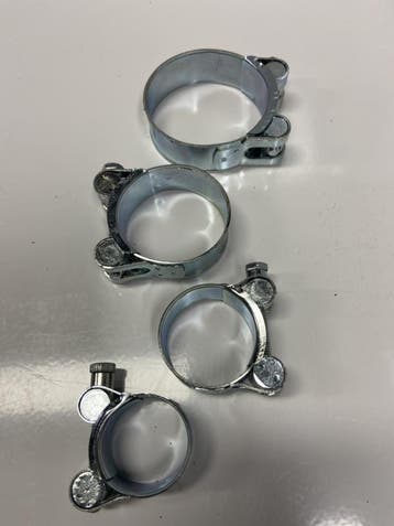 Zware kwaliteit breedband slangklem tbv 25mm gewapende slang, Ophalen of Verzenden, Nieuw, Vijverfilter