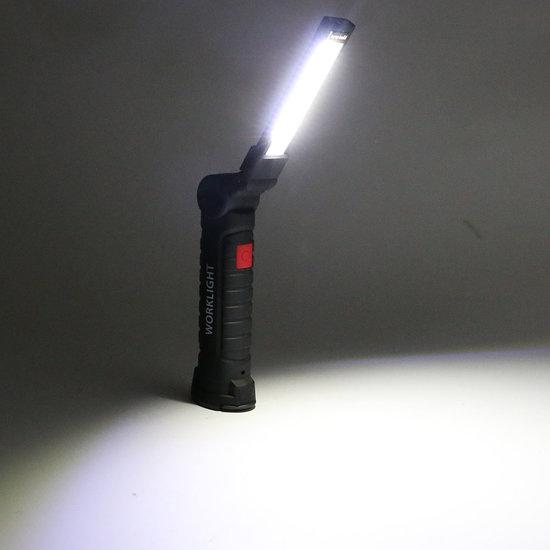Oplaadbare 4in1 mini-werklamp COB 5w - 2000lumen, Auto diversen, Auto-accessoires, Verzenden