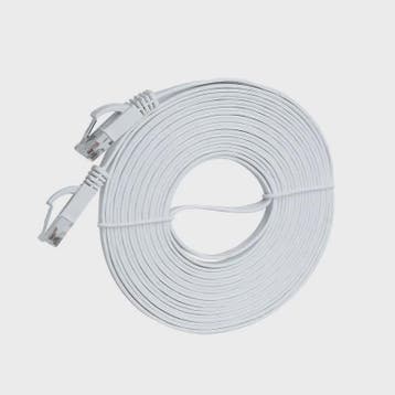 Cat 6 Flat Ethernet Kabel UTP - 1000Mbps Netwerk Kabel voor, Verzenden, Nieuw