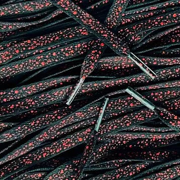 Speckled veters - Zwart Rood • 120  cm x 8 mm, Ophalen of Verzenden, Nieuw