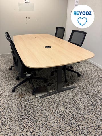 Ahrend Balance vergadertafel 240x100cm - rechthoek met r..., Nieuw in verpakking