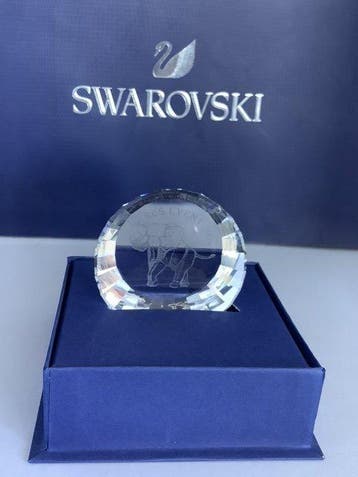 Beeld, Swarovski - Plaquette Olifant LE 2006 - 909472 - met
