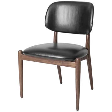 stellar works Slow Chair Zwart - Eetkamerstoel - Outlet, Huis en Inrichting, Stoelen, Ophalen of Verzenden, Gebruikt, Zwart