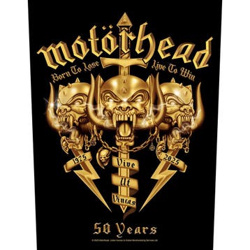 Motörhead Core 50th - Rugpatch officiële merchandise, Ophalen of Verzenden, Nieuw, Kleding