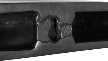 WOOOD Rock Wandplank - Aluminium - Zwart - 7x60x13 -, Verzenden, Nieuw