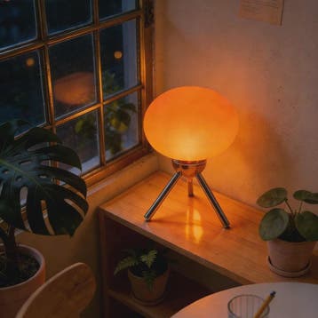 Retro Glazen Mushroom Tafellamp - Nordic Stijl, Sfeervolle V, Verzenden, Nieuw