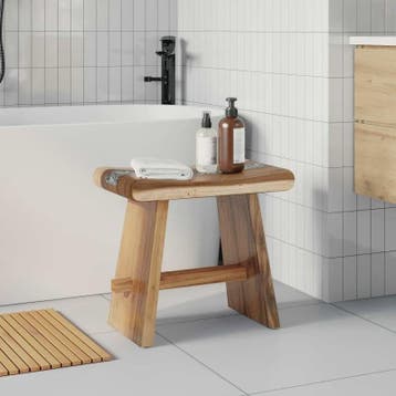 Douchekruk Massief Suar Hout - Natuurlijk Design 50 x 30 x 4, Verzenden, Nieuw