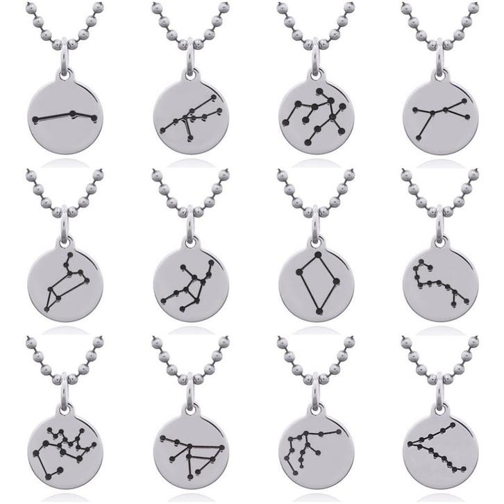 Zilveren sterrenbeeld ketting, Sieraden, Tassen en Uiterlijk, Kettingen, Nieuw, Verzenden
