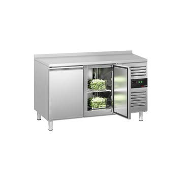 GGM Gastro | Koelwerkbank ECO - 1360x700mm - met 2 deuren -, Verzenden, Nieuw in verpakking, RVS Meubilair