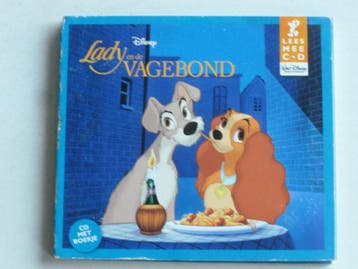 Disney - Lady en de Vagebond (boek + CD), Ophalen of Verzenden, Zo goed als nieuw