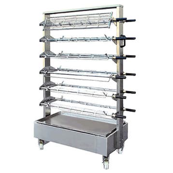 GGM Gastro | Rijdbare spieswagen - 1150x500x(H)1600mm | 30kg, Tuin en Terras, Verzenden, Nieuw, GGM Gastro
