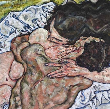 Egon Schiele - The Hug, 1917.