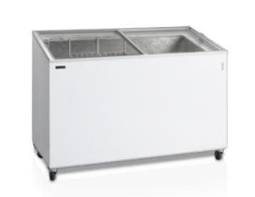 Witte vrieskist met wielen | 1300x615x855 HorecaTraders, Verzenden, Nieuw in verpakking
