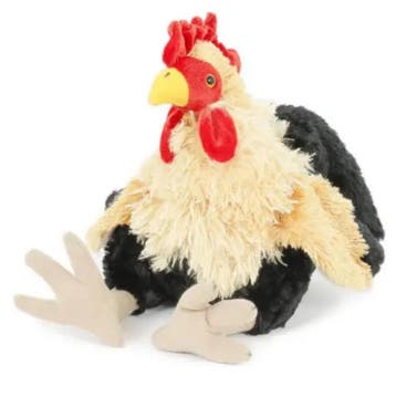 Pluche kip/haan knuffel - pluche - 23 cm - boerderijdier, Verzenden, Nieuw