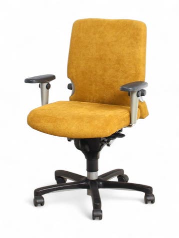 Haworth Comforto 77 bureaustoel, geel, Ophalen of Verzenden, Ergonomisch, Nieuw