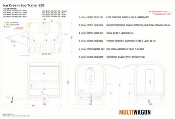IJswagen Eco 220 | IJs verkoopwagen | Op voorraad, Ophalen