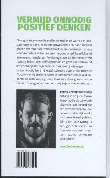Standvastig 9789400507494 Svend Brinkmann, Verzenden, Zo goed als nieuw, Svend Brinkmann