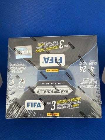 2025/26 Panini Prizm FIFA Retail Box (24 Packs) - 1 Sealed, Nieuw