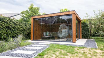 EXCLUSIEVE DEAL! Moderne douglas overkapping van 4x4m!, Tuin en Terras, Overkappingen, Ophalen of Verzenden, Nieuw, Veranda