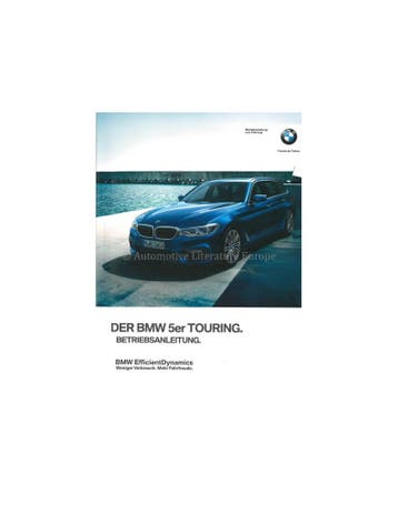 2017 BMW 5 SERIE TOURING INSTRUCTIEBOEKJE DUITS