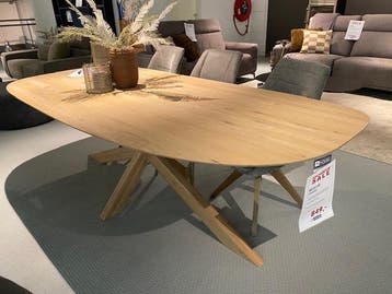 Selectio eettafel, Huis en Inrichting, Ophalen, 100 tot 150 cm, Overige vormen, Nieuw
