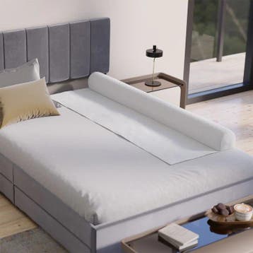 Opblaasbare Bedvalbeveiliging Louana Wit - 180 cm, Verzenden, Nieuw