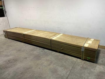 Veiling - 60x Vuren plank geschaafd 540x14,5x2cm, Nieuw