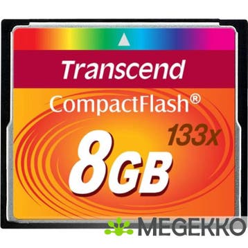 Transcend Compact Flash 8GB 133x, Verzenden, Nieuw