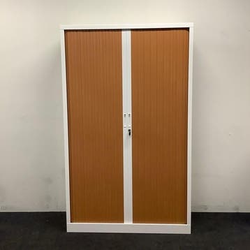 Roldeurkast / archiefkast vv 4x legbord, (hxbxd) 198x120x43, Ophalen of Verzenden, Nieuw in verpakking, Bureau