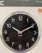 grote analoge wandklok aluminium Fysic, Ophalen of Verzenden, Nieuw