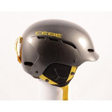 52 53 54 55 skihelm/snowboardhelm CEBE DUSK, grey/yellow ver, Verzenden, Gebruikt