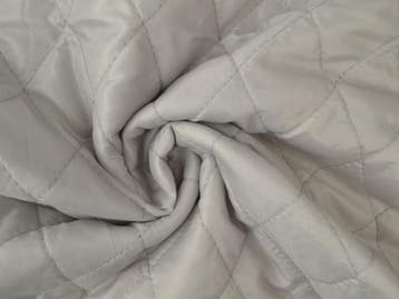 10 meter gewatteerde voering - Zilvergrijs, Hobby en Vrije tijd, 120 cm of meer, Ophalen of Verzenden, Polyester, Grijs