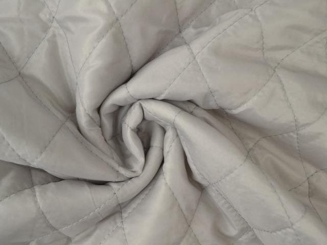 10 meter gewatteerde voering - Zilvergrijs, Hobby en Vrije tijd, Stoffen en Lappen, 120 cm of meer, 200 cm of meer, Grijs, Nieuw