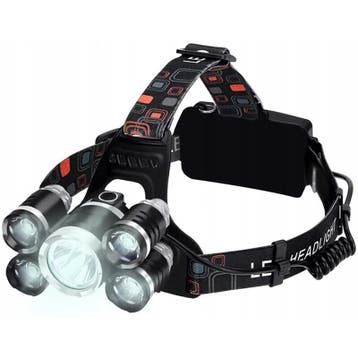 Hoofdlamp - Maxozo Hofdy - Oplaadbaar - 5 Koplampen - 500, Caravans en Kamperen, Ophalen of Verzenden, Nieuw