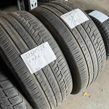 2 x Continental PremiumContact 6 275-40-22 Zomerbanden 5mm, Gebruikt, 275 mm, Overige maten, Ophalen of Verzenden
