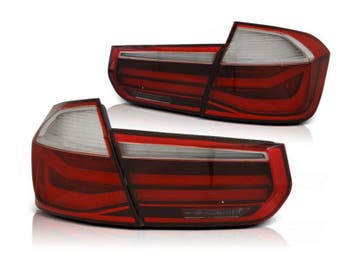 LED bar achterlicht units Red Smoke geschikt voor BMW F30, Verzenden, Nieuw, BMW