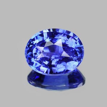 1 pcs Blauw Saffier - 2.07 ct - Gemological Institute of, Nieuw