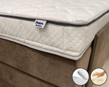 Platinum Splittopper Nasa Traagschuim 12 cm - 140 x 220, Nieuw