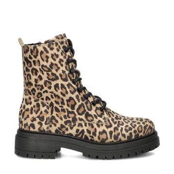 Shoecolate veterboots voor dames in het Beige, Shoecolate, Verzenden, Beige, Lage of Enkellaarzen
