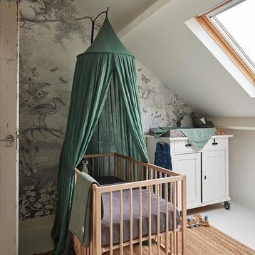 Jollein Klamboe vintage 245cm ash green, Verzenden, Nieuw