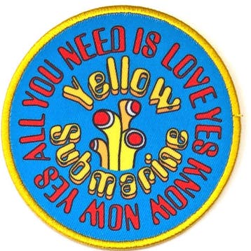 The Beatles - Yellow Submarine Aynil Circle patch off. merch, Ophalen of Verzenden, Nieuw, Kleding