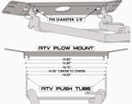 KFI ATV Plow Base Push Tube, Ophalen of Verzenden