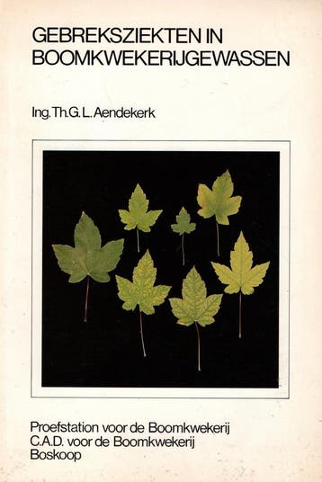 Boek Gebreksziekten in Boomkwekerijgewassen, Boeken, Verzenden, Zo goed als nieuw