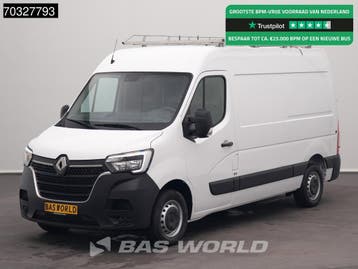 Renault Master 135PK L2H2 LED Airco Cruise Imperiaal Werkpla, Stof, Gebruikt, Euro 6, Renault