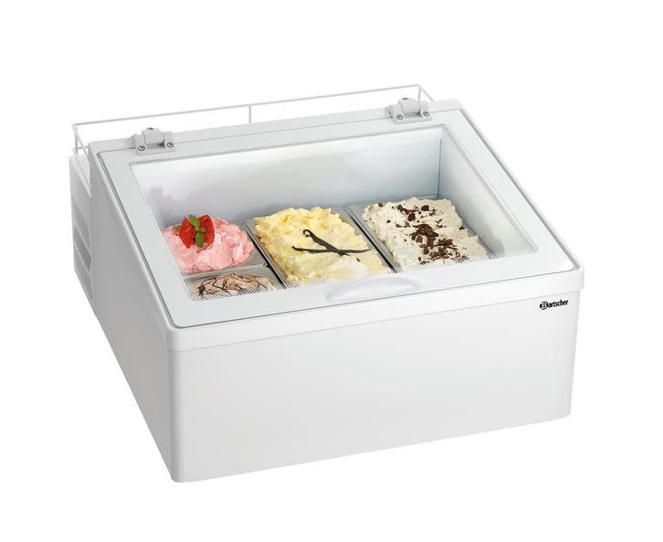 Bartscher IJsvitrine 3x5L-F | 15 Liter | Dubbele Beglazing |, Witgoed en Apparatuur, Koelkasten en IJskasten, Ophalen of Verzenden