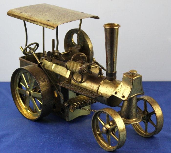 Stoommachine - Wilesco D40 MS - Messing - 1960-1970, Antiek en Kunst, Antiek | Speelgoed