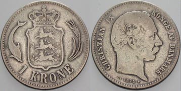 Krone 1875 Denmark Christian Ix 1863-1906, Verzenden