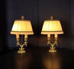 Lucien Gau - Lamp (2) - Bouillotte - Parijs - Verguld brons