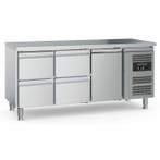 Ecofrost Koelwerkbank 417L | 1 Deur + 4 Laden | RVS, Ophalen of Verzenden, Nieuw