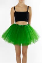 KIMU® Tutu Donkergroen Tule Rokje XS S 140 146 152 158 164 D, Ophalen of Verzenden, Nieuw, Maat 34 (XS) of kleiner, Carnaval